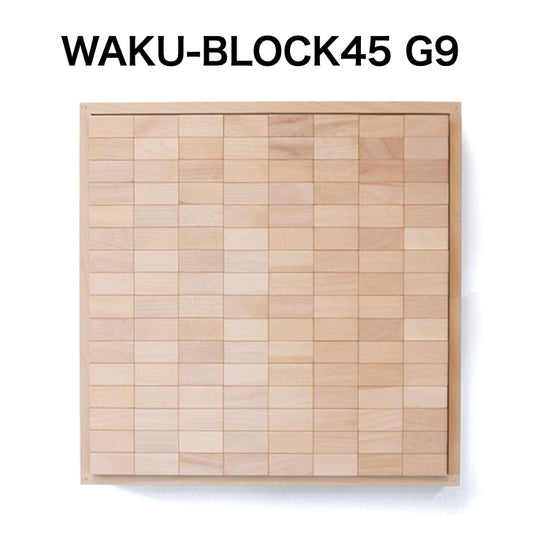 WAKU-BLOCK45 G9【受注品・納期は数カ月】(童具館）