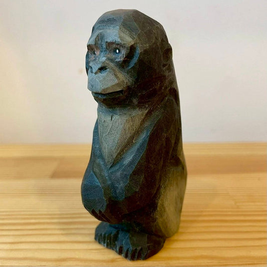 【wudimals マウンテンゴリラ】ウディマル 40459  木製 動物 ウディマル オブジェ フィギュア  インテリア