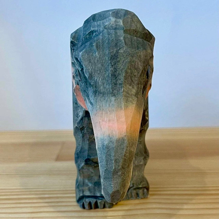 【wudimals アジアゾウ】　ウディマル 40487  木製 動物 ウディマル オブジェ フィギュア  インテリア