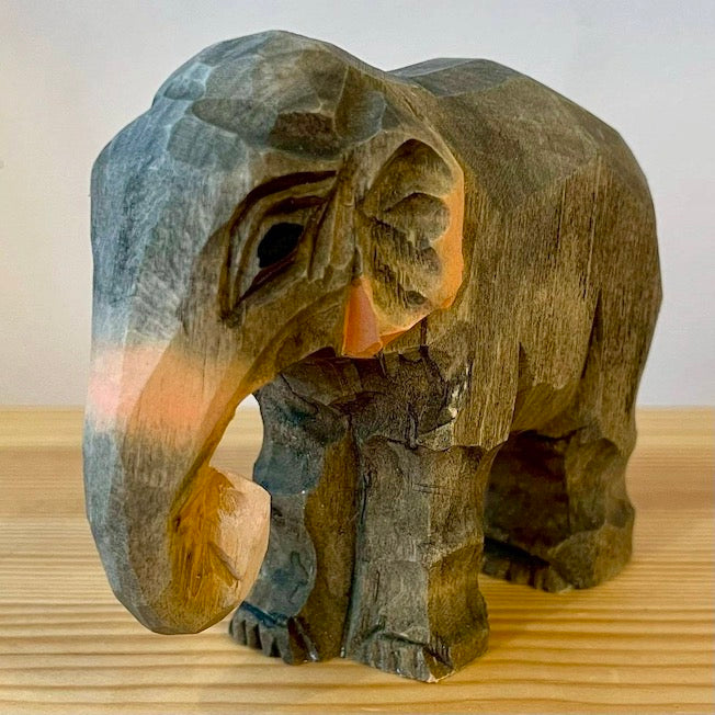 【wudimals アジアゾウ】　ウディマル 40487  木製 動物 ウディマル オブジェ フィギュア  インテリア