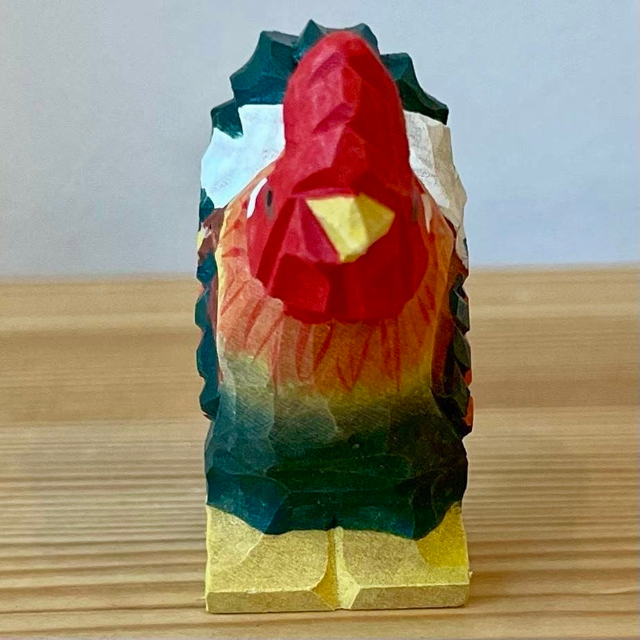 【wudimals オンドリ】ウディマル 40601  木製 動物 ウディマル オブジェ フィギュア  インテリア