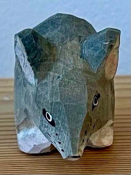 【wudimals ネズミ】ウディマル 40606  木製 動物 ウディマル オブジェ フィギュア  インテリア