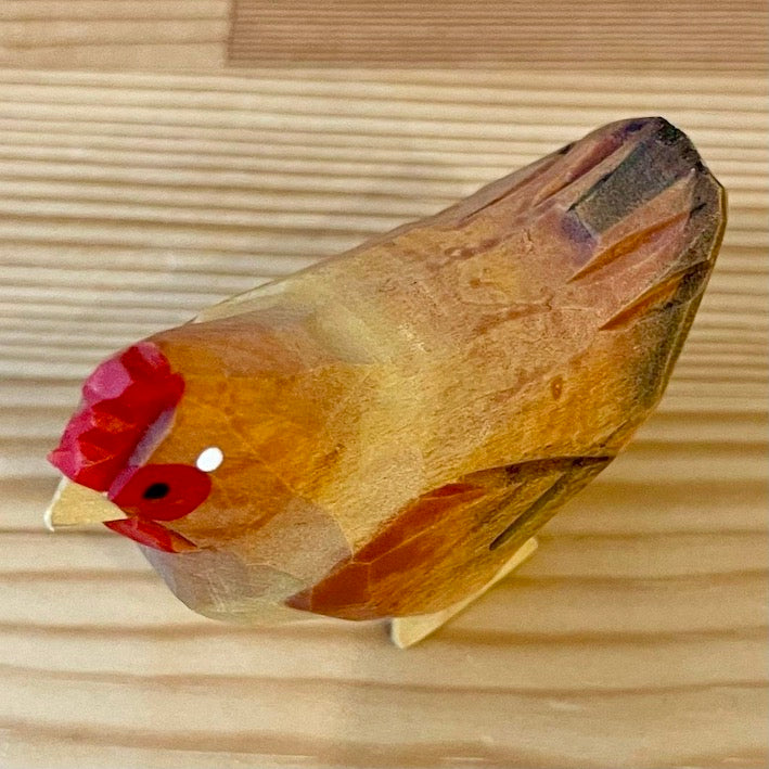 【wudimals メンドリ】　ウディマル 40629  木製 動物 ウディマル オブジェ フィギュア  インテリア