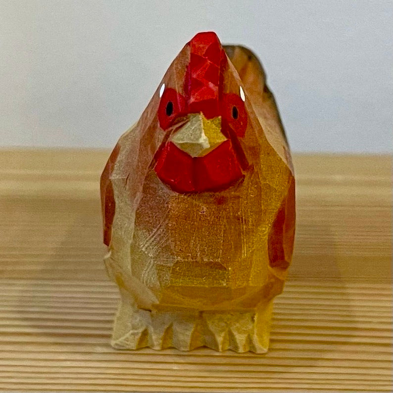 【wudimals メンドリ】　ウディマル 40629  木製 動物 ウディマル オブジェ フィギュア  インテリア