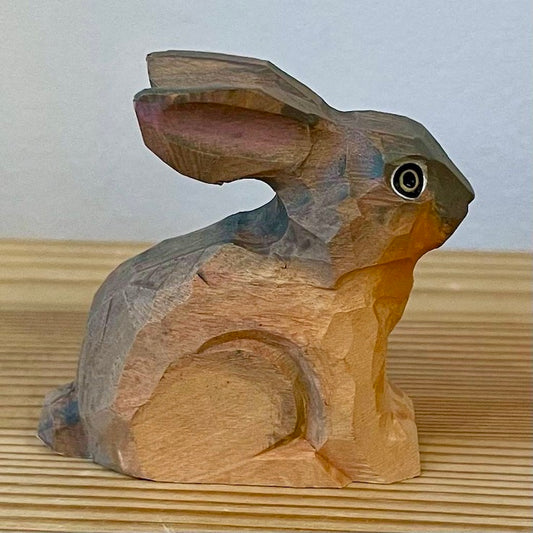 【wudimals 野ウサギ】ウディマル 40702  木製 動物 ウディマル オブジェ フィギュア  インテリア