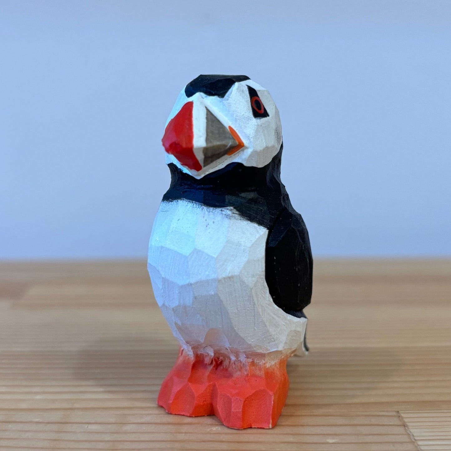 【wudimals ツノメドリ】ウディマル 41026  木製 動物 ウディマル オブジェ フィギュア  インテリア