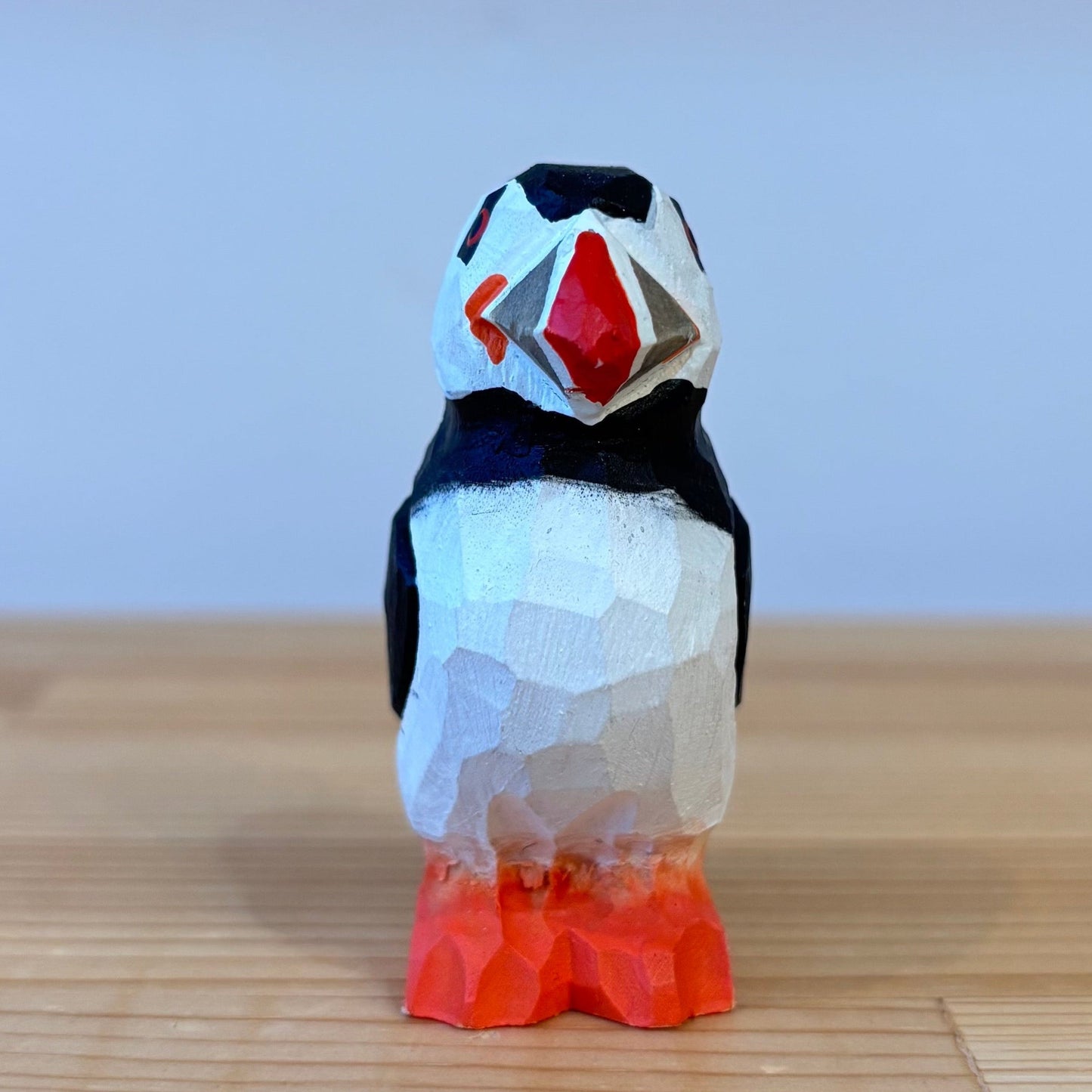 【wudimals ツノメドリ】ウディマル 41026  木製 動物 ウディマル オブジェ フィギュア  インテリア