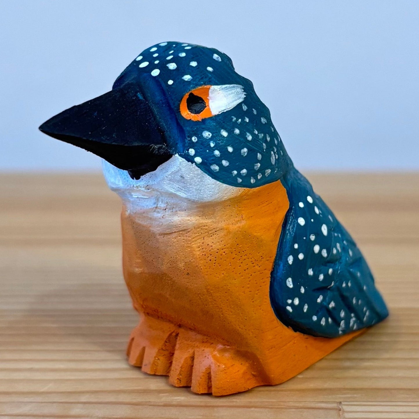 【wudimals カワセミ】　ウディマル 41044  木製 動物 ウディマル オブジェ フィギュア  インテリア