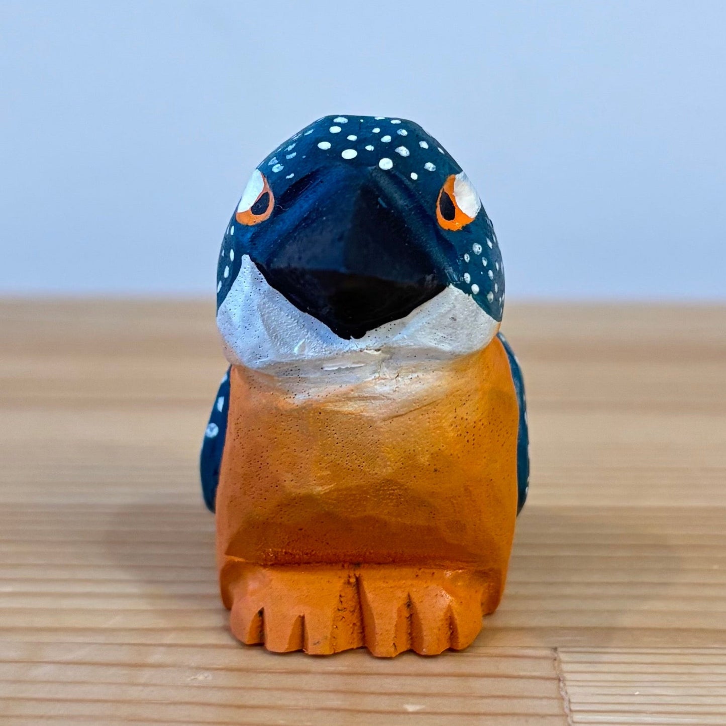 【wudimals カワセミ】　ウディマル 41044  木製 動物 ウディマル オブジェ フィギュア  インテリア