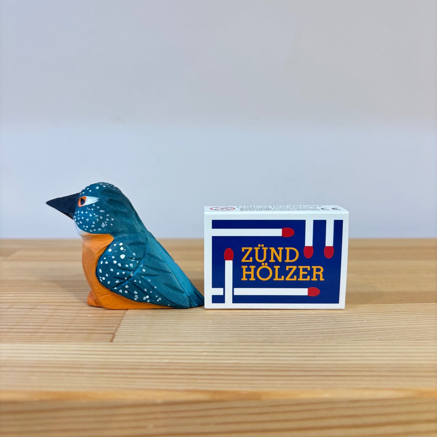 【wudimals カワセミ】　ウディマル 41044  木製 動物 ウディマル オブジェ フィギュア  インテリア