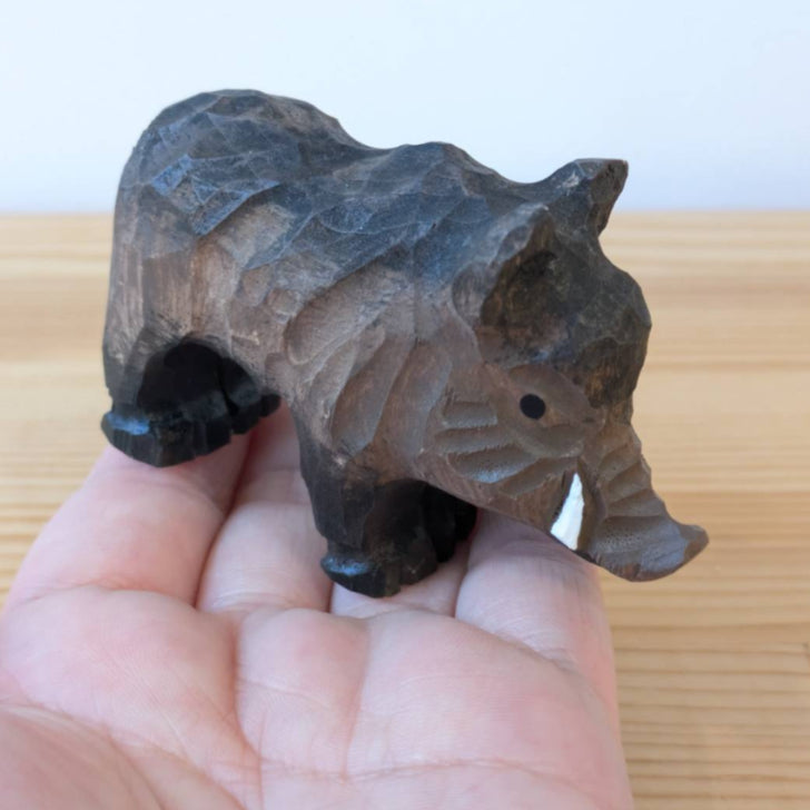 【wudimals イノシシ】  ウディマル 40717  木製 動物 ウディマル オブジェ フィギュア  インテリア