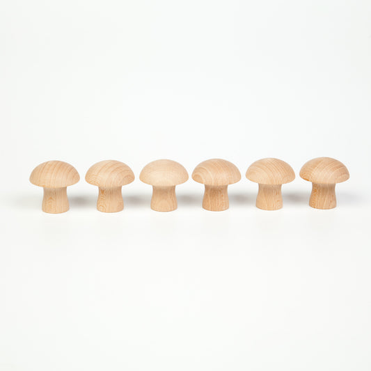 ６マッシュルーム　白木　6 Mushrooms　◆16-153　グラパット　GRAPAT