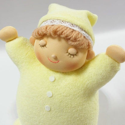 【オルゴールねむり人形】自由学園生活工芸研究所 出産祝い 赤ちゃん おもちゃ ０歳 知育玩具 布のおもちゃ 皇室ご愛用品 １歳 ２歳 3歳 グッドトイ ギフト プレゼント